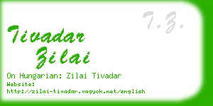 tivadar zilai business card